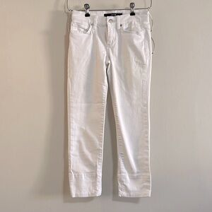Joe’s Jeans White 4” Jen Crop